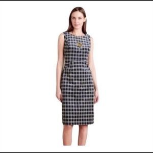Anthropologie Sunday In Brooklyn Plaid Corduroy Dress Size 8